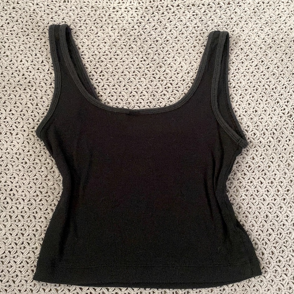 Calvin Klein • Black Ribbed Tank 🖤 - Picture 2 of 8